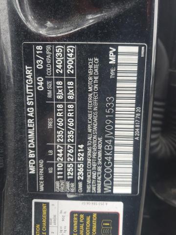2018 MERCEDES-BENZ GLC 300 4M - WDC0G4KB4JV091533