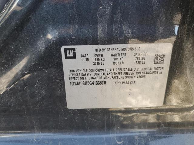 2016 CHEVROLET SONIC LS - 1G1JA5SH5G4133530
