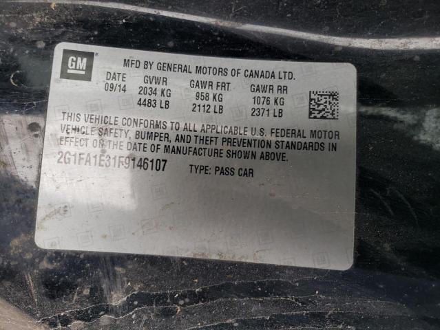 2015 CHEVROLET CAMARO LS - 2G1FA1E31F9146107