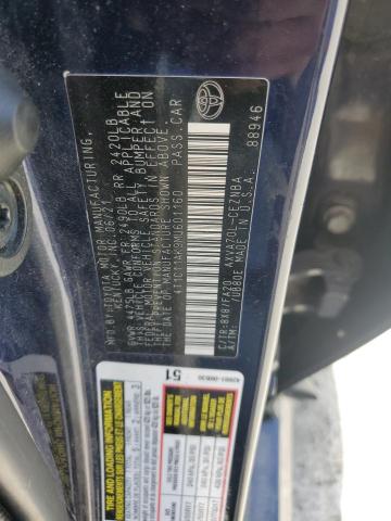 2021 TOYOTA CAMRY LE - 4T1C11AK9MU601160