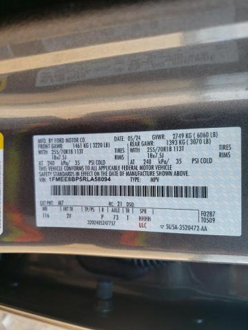 2024 FORD BRONCO OUT 1FMEE8BP5RLA58094