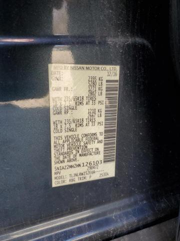 2017 NISSAN MURANO S - 5N1AZ2MH2HN126103