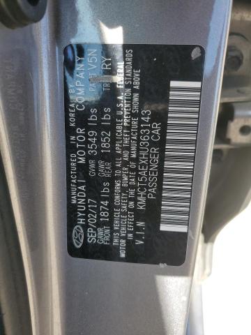 2017 HYUNDAI ACCENT SE - KMHCT5AEXHU363143