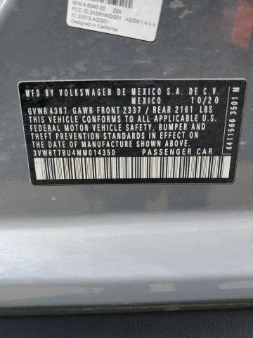 2021 VOLKSWAGEN JETTA GLI - 3VW6T7BU4MM014350