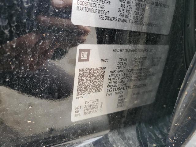 2020 GMC SIERRA K15 - 1GTU9EET9LZ348774