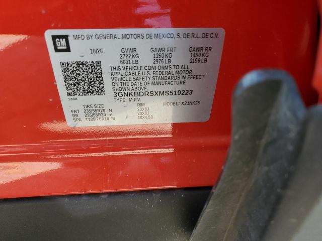 2021 CHEVROLET BLAZER 3LT - 3GNKBDRSXMS519223