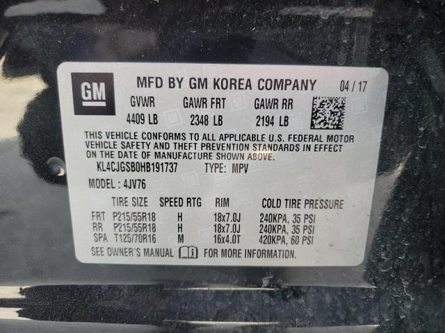 2017 BUICK ENCORE ESS - KL4CJGSB0HB191737