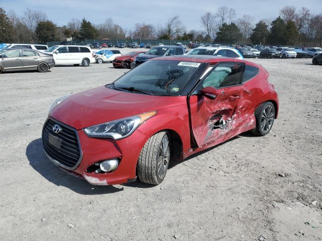 Vin: kmhtc6ae7gu260427, lot: 48068315, hyundai veloster turbo 2016 img_1