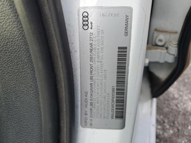 2015 AUDI A6 PREMIUM WAUGFAFC9FN003881