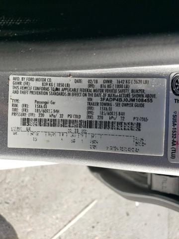 2018 FORD FIESTA SE - 3FADP4BJ0JM108455