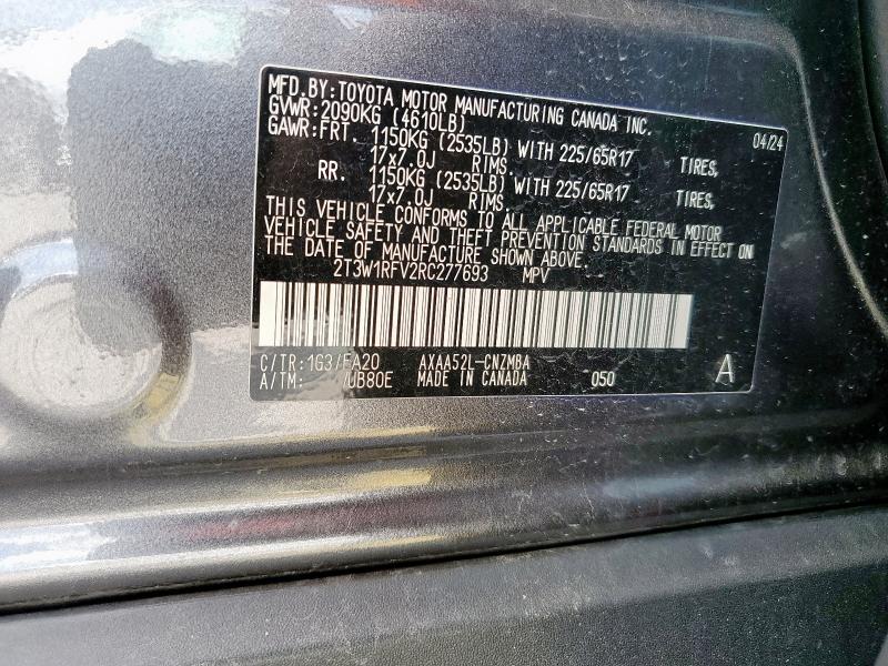 2024 TOYOTA RAV4 XLE - 2T3W1RFV2RC277693
