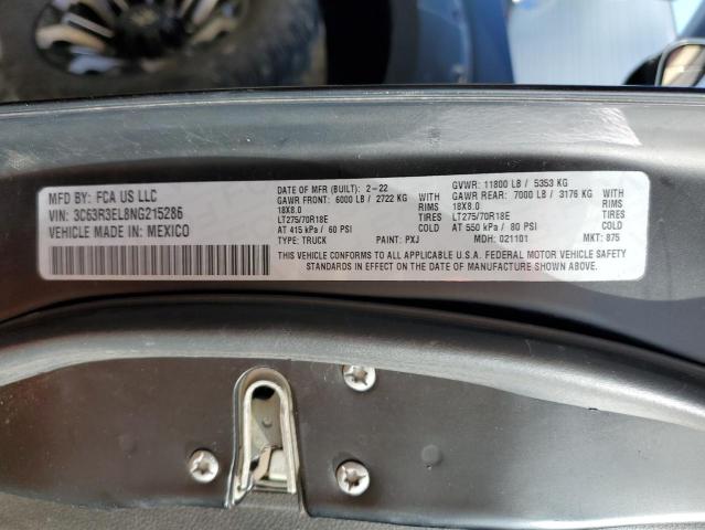 2022 RAM 3500 LARAM 3C63R3EL8NG215286