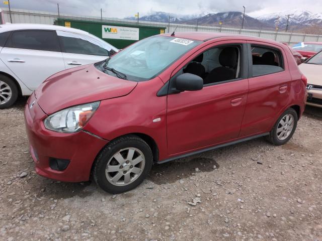 MITSUBISHI MIRAGE ES 2014 red  gas ML32A4HJ7EH022261 photo #1