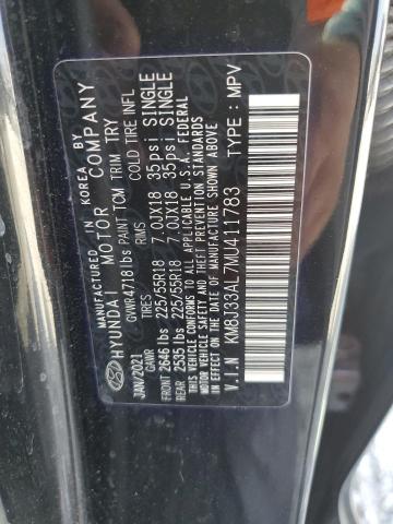 2021 HYUNDAI TUCSON LIM - KM8J33AL7MU411783