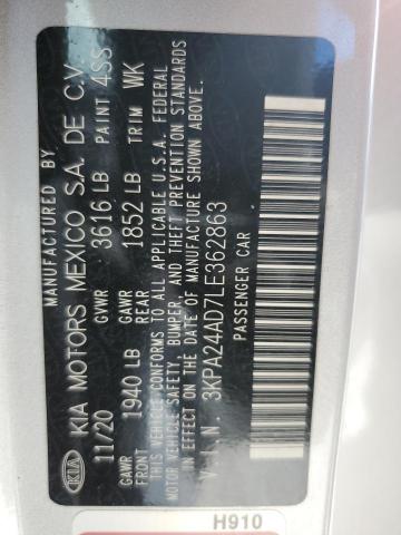 2020 KIA RIO 5 3KPA24AD7LE362863