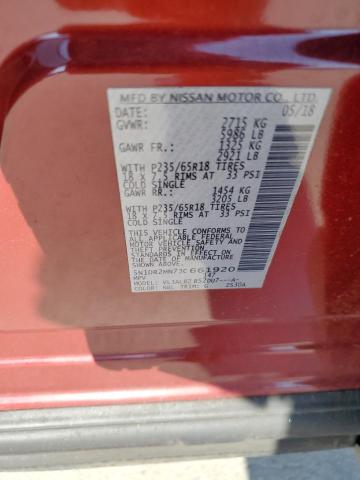 2018 NISSAN PATHFINDER - 5N1DR2MN7JC661920