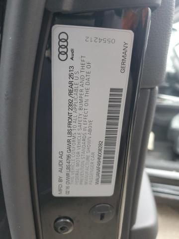 2017 AUDI A4 PREMIUM - WAUANAF46HN008282