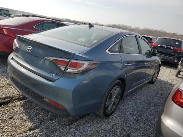HYUNDAI SONATA HYB 2016 blue sedan 4d hybrid engine KMHE34L18GA017119 photo #4