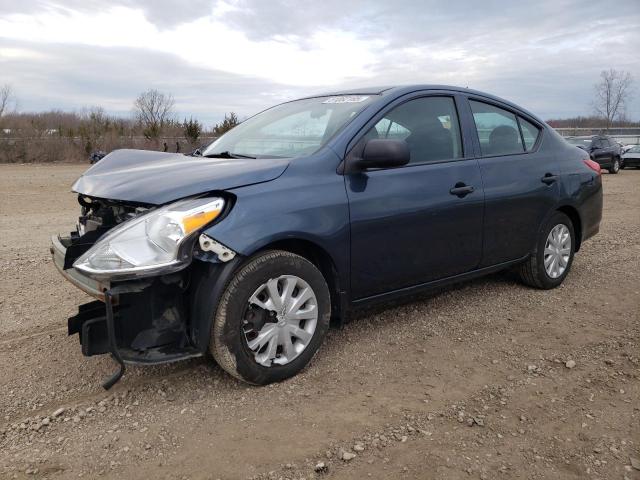 NISSAN VERSA S 2015 blue  gas 3N1CN7AP3FL837018 photo #1