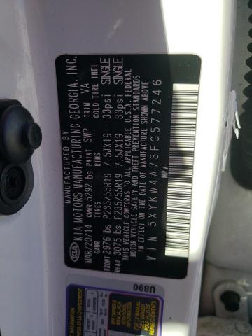 2015 KIA SORENTO SX - 5XYKW4A73FG577246