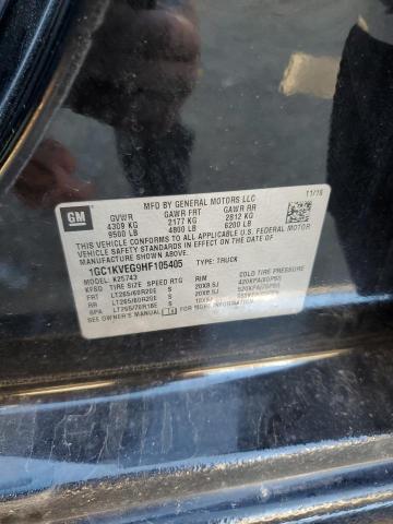2017 CHEVROLET SILVERADO - 1GC1KVEG9HF105405