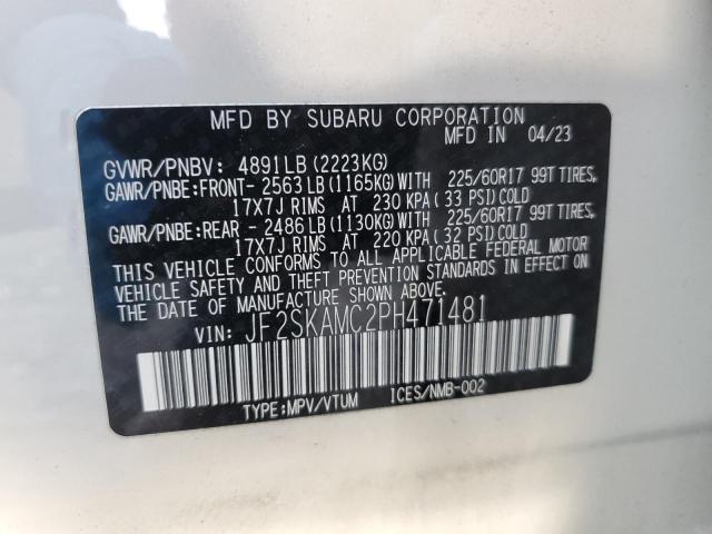 2023 SUBARU FORESTER W JF2SKAMC2PH471481