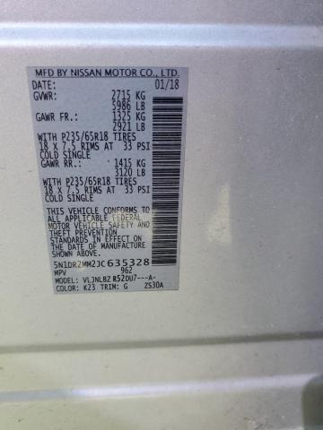 2018 NISSAN PATHFINDER - 5N1DR2MM2JC635328