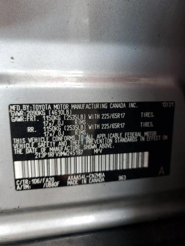 2021 TOYOTA RAV4 XLE - 2T3P1RFV9MW245187