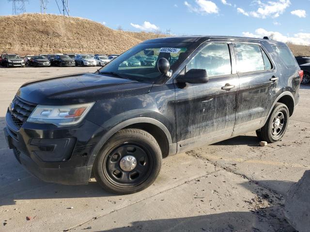 FORD EXPLORER P 2016 black  gas 1FM5K8AR0GGA28891 photo #1