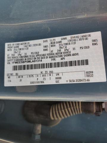 2021 FORD BRONCO BAS - 1FMEE5BP5MLA91314
