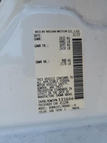 2023 NISSAN ALTIMA SV - 1N4BL4DW5PN335666