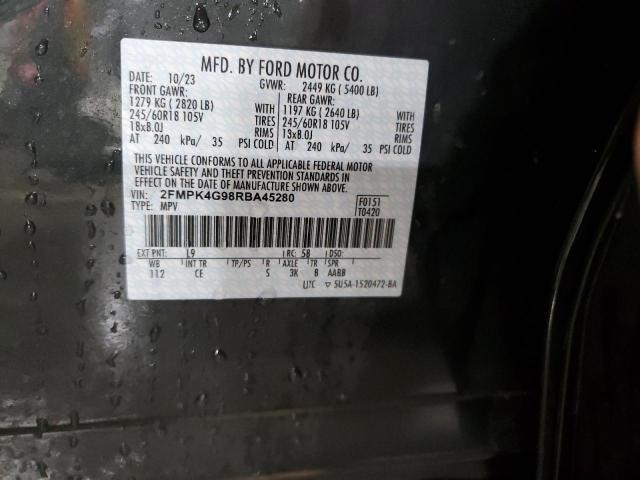 2024 FORD EDGE SE - 2FMPK4G98RBA45280