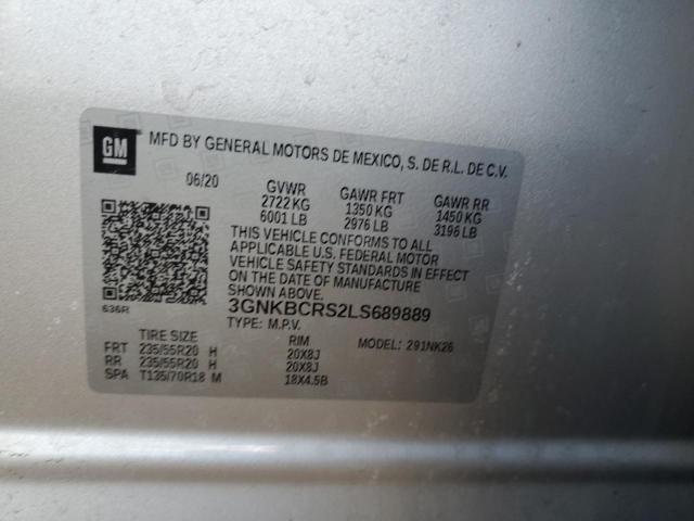 2020 CHEVROLET BLAZER 2LT - 3GNKBCRS2LS689889