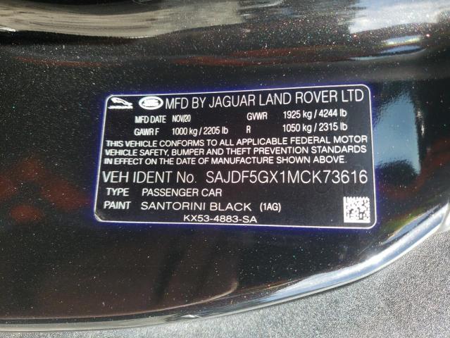 2021 JAGUAR F-TYPE FIR SAJDF5GX1MCK73616