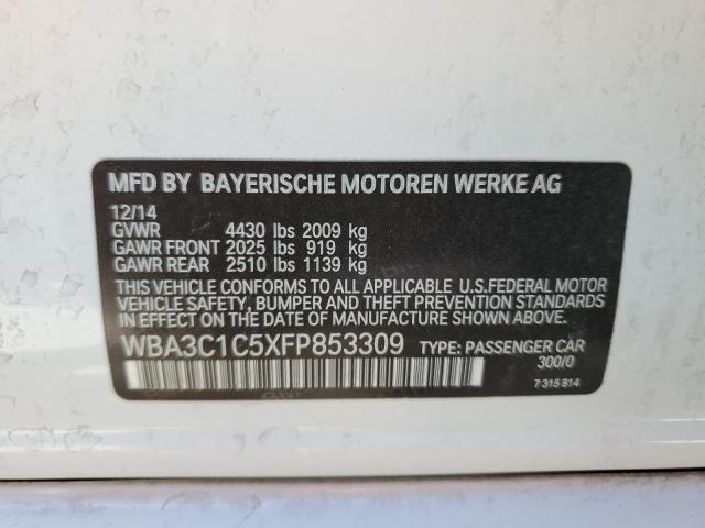 2015 BMW 328 I SULE - WBA3C1C5XFP853309
