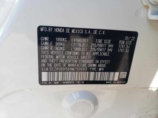 2022 HONDA HR-V EX - 3CZRU6H56NM750693