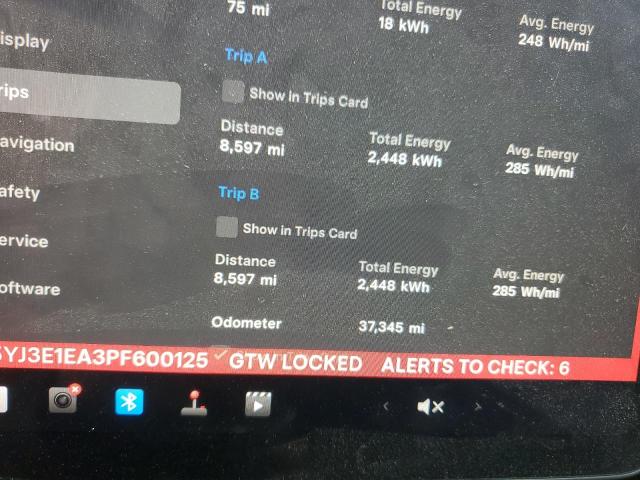 2023 TESLA MODEL 3 - 5YJ3E1EA3PF600125