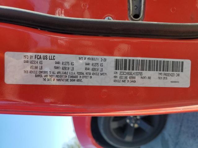 2020 DODGE CHARGER SX 2C3CDXBG6LH153765