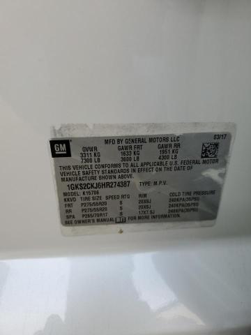 2017 GMC YUKON DENA - 1GKS2CKJ6HR274387