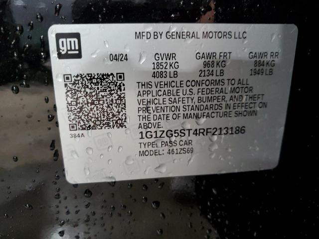 2024 CHEVROLET MALIBU RS - 1G1ZG5ST4RF213186