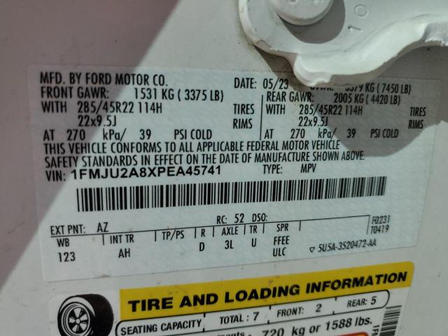 2023 FORD EXPEDITION - 1FMJU2A8XPEA45741