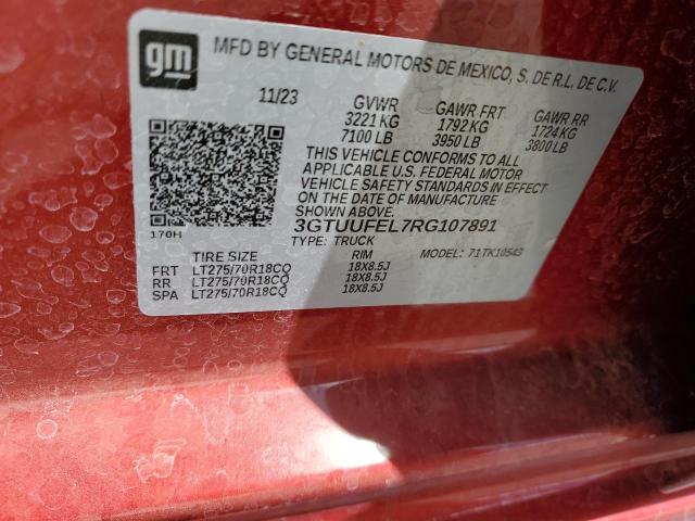 2024 GMC SIERRA K15 - 3GTUUFEL7RG107891