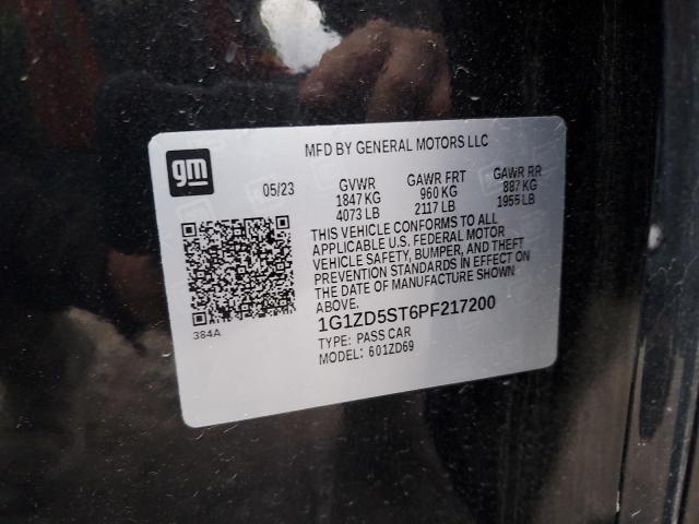 2023 CHEVROLET MALIBU LT - 1G1ZD5ST6PF217200