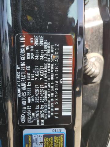 2016 KIA SORENTO #3296307423