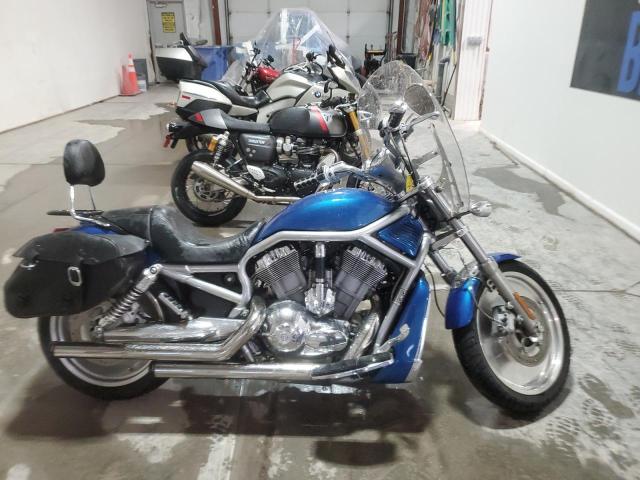 HARLEY-DAVIDSON VRSCA 2004 blue road/str gas 1HD1HAZ164K810871 photo #1