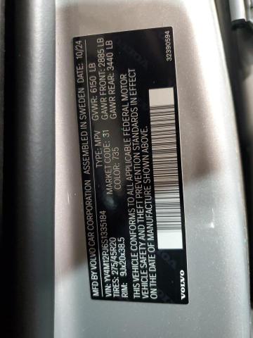 2025 VOLVO XC90 CORE YV4M12PJ6S1335184