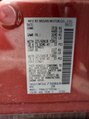 2016 NISSAN ROGUE S - 5N1AT2MT1GC730869
