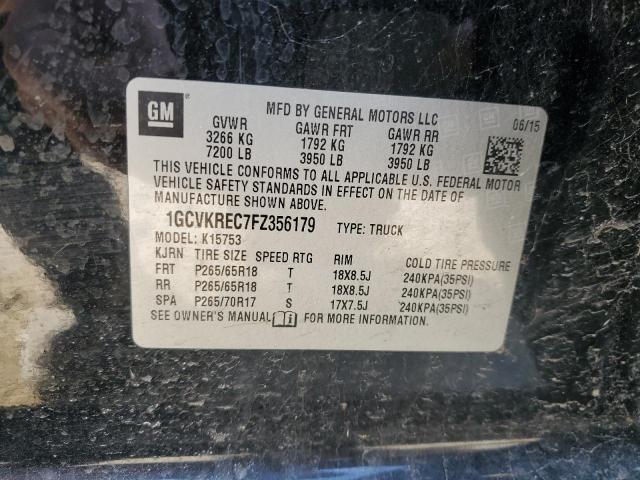 2015 CHEVROLET SILVERADO - 1GCVKREC7FZ356179