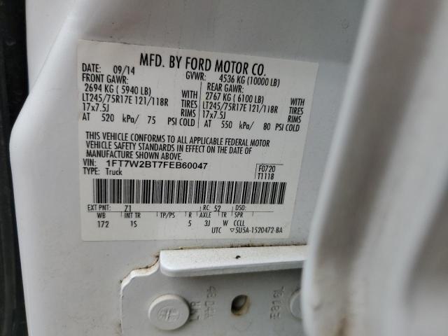 2015 FORD F250 SUPER - 1FT7W2BT7FEB60047