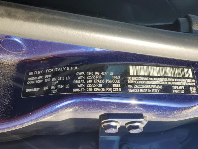 2018 JEEP RENEGADE L - ZACCJADB6JPH34648